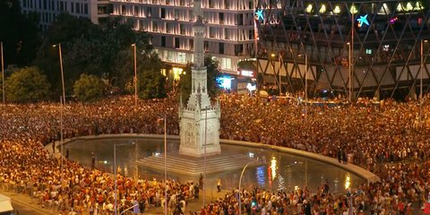 Ξέφρενοι πανηγυρισμοί στην Ισπανία για την κατάκτηση του Μουντιάλ 2026