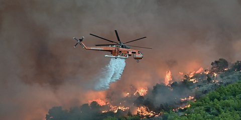 Wildfire Engulfs Porto Germeno, Homes Burn as Coast Guard Evacuates 229 by Sea