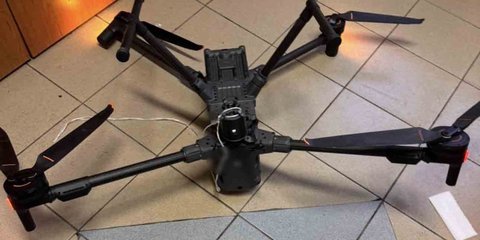 Το drone που προσπάθησε να εισάγει δέμα στις φυλακές Λάρισας