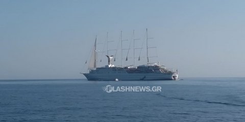 Στα Χανιά ένα από τα μεγαλύτερα ιστιοφόρα-κρουαζιερόπλοια στον κόσμο