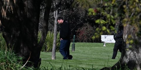 Ο Λιονέλ Μέσι στην κηδεία του πατέρα του Χόρχε