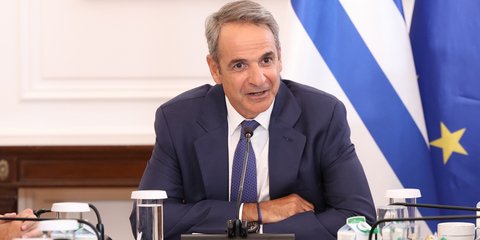 Ο πρωθυπουργός Κυριάκος Μητσοτάκης 