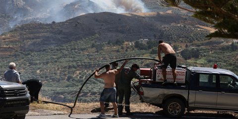 Φωτιά στο Ρέθυμνο