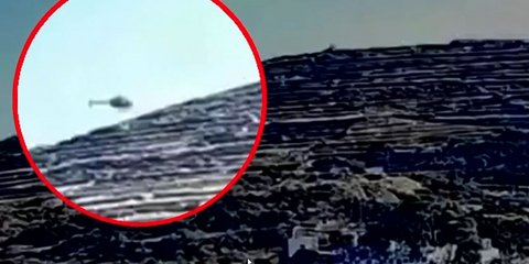 Η στιγμή της πτώσης του ελικοπτέρου στη Σίφνο