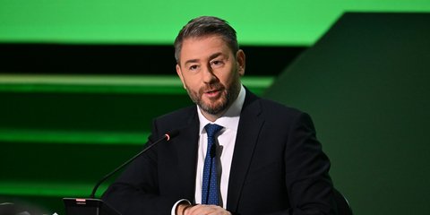 Ο Νίκος Ανδρουλάκης στη συν. Τύπου της ΔΕΘ
