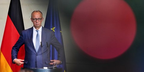 Ο Γερμανός καγκελάριος Φρίντριχ Μερτς