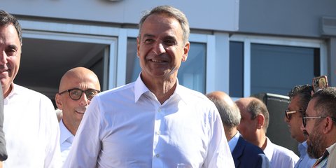 Ο Κυριάκος Μητσοτάκης 