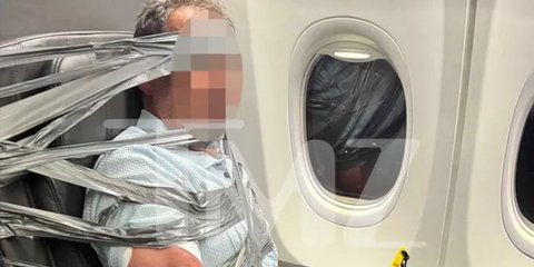 Απίστευτη σκηνή σε πτήση στις ΗΠΑ  -Επιβάτης σε αμόκ έβριζε και φώναζε, τον έδεσαν ολόκληρο με μονωτική ταινία [βίντεο]