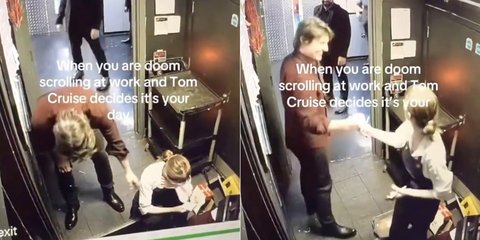 Viral βίντεο: Ο Τομ Κρουζ πήγε να βοηθήσει γυναίκα που νόμιζε ότι ήταν σε απόγνωση και εκείνη απλώς σκρόλαρε -Η απόλυτη έκπληξή της