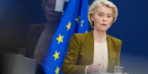 Η πρόεδρος της Κομισιόν, Ούρσουλα Φον ντερ Λάιεν