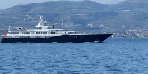 Στον Ισθμό της Κορίνθου ένα από τα πιο εντυπωσιακά superyachts -Το AIR, Ιταλού δισεκατομμυριούχου με ζαχαρωτά