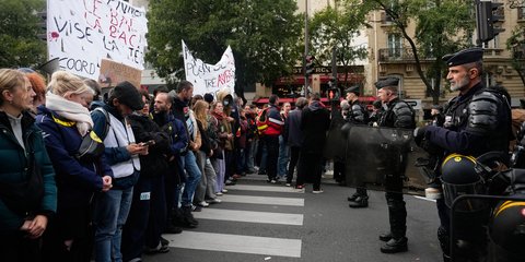 Μαθητική διαδήλωση στη Γαλλία