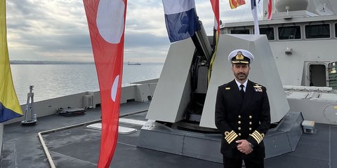 Ο κυβερνήτης της φρεγάτας «Κίμων» Ιωάννης Κιζάνης