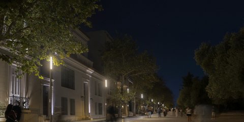 Νέος φωτισμός στη Διονυσίου Αρεοπαγίτου 