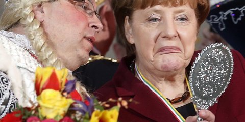 Η Μέρκελ και το καθρεφτάκι της