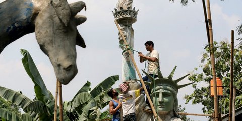 Το άγαλμα της Ελευθερίας πάει... Ινδονησία! Φτιάχνουν ρέπλικα στη Τζακάρτα