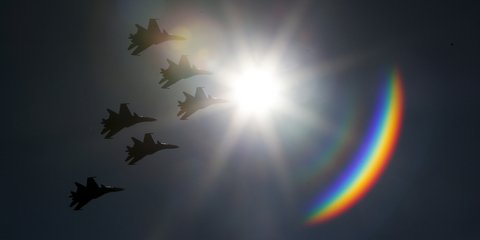 «Κόλπα» από μαχητικά αεροσκάφη