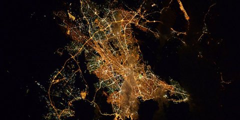 Η Αθήνα από το διάστημα