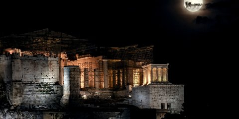 Βlue Moon στον Αττικό ουρανό...