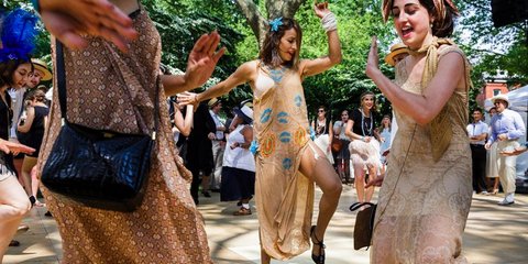 Χορεύοντας τσάρλεστον στη Νέα Υόρκη