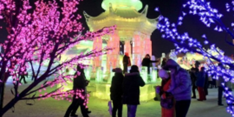 Το παγωμένο πάρκο της Κίνας ολοκληρώθηκε και είναι εντυπωσιακό [εικόνες]