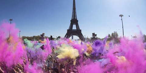 Colour run στο Παρίσι... 