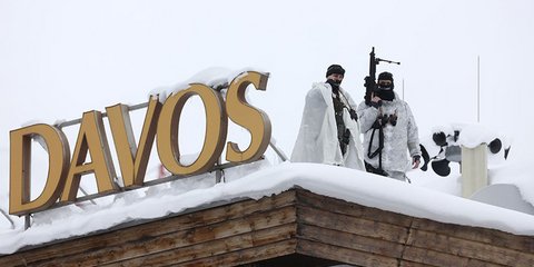 Φρούριο το Νταβός -Ολοι η παγκόσμια πολιτική και η οικονομική ελίτ βρίσκεται σήμερα εκεί... 