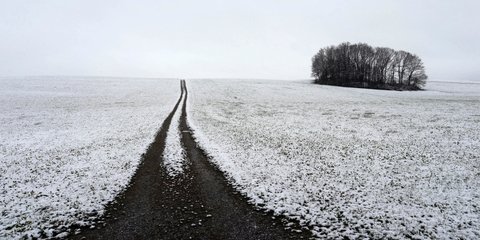 Χιονισμένο τοπίο στη Γερμανία