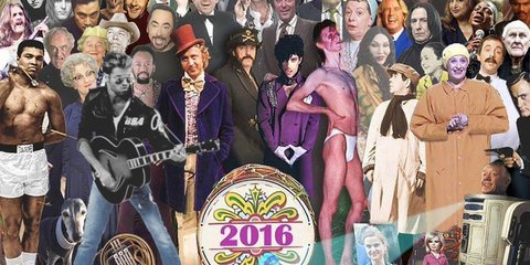 Ολοι οι επώνυμοι που χάθηκαν το 2016