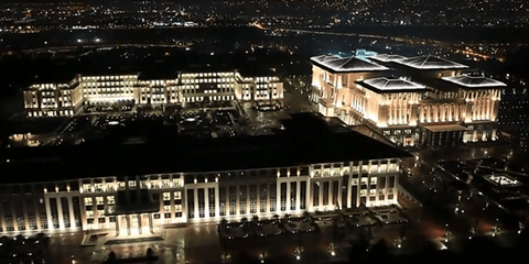 Το παλάτι του σουλτάνου Ερντογάν...