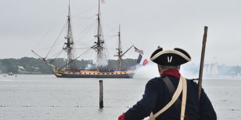 Ρέπλικα γαλλικής φρεγάτας στη Βιρτζίνια