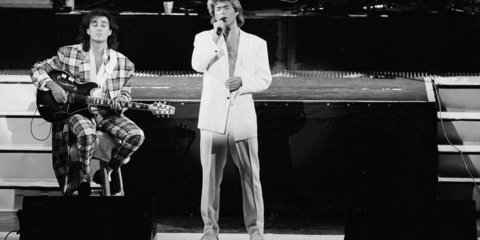 Last Christmas για τον George Michael – Από συναυλία των WHAM! το 1985 στην Κίνα -Φωτογραφία: AP Photo