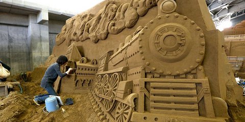 Η εικόνα της ημέρας: Γλυπτά από άμμο