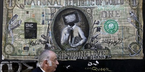 Η κρίση στους τοίχους της Αθήνας