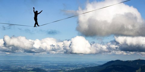 Ακροβατικά στις ελβετικές Αλπεις
