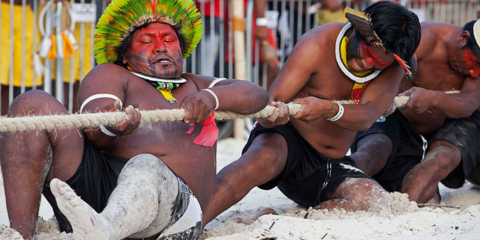 Oλυμπιακοί για ιθαγενείς: Παραδοσιακά αθλήματα της Βραζιλίας αναβιώνουν στην ετήσια διοργάνωση