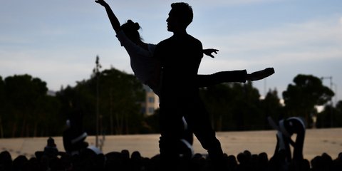 Ανοικτή πρόβα της Λίμνης των Κύκνων από το μπαλέτο της Εθνικής Λυρικής Σκηνής στο ΚΠΙΣΝ -Φωτογραφία: Intimenews/ΒΑΡΑΚΛΑΣ ΜΙΧΑΛΗΣ