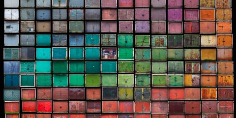 Πόρτες από γκαράζ σοβιετικής εποχής, Λιθουανία -Φωτογράφος Agne Gintalaite