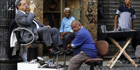 Η εικόνα της ημέρας: Ο λούστρος της Βραζιλίας 