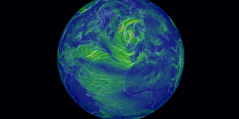 Μια νέα εφαρμογή προτείνει η Google και λέγεται  Earth Wind Map. Επιτρέπει να βλέπεις το μετεωρολογικό δελτίο παρατηρώντας τη φορά και την εξέλιξη των ανέμων καθώς και τα μποφόρ που έρχονται.