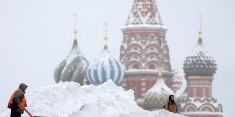 Η Κόκκινη Πλατεία έγινε λευκή