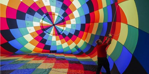 Μέσα στο μπαλόνι αερόστατου!