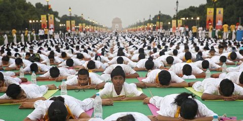 Διεθνής Ημέρα Γιόγκα -Τιμήθηκε δεόντως στο Νέο Δελχί 