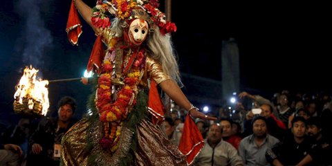 Νεπάλ, θρησκευτικός χορός... 