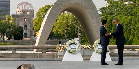 Ιστορική στιγμή: Ο Ομπάμα στη Χιροσίμα