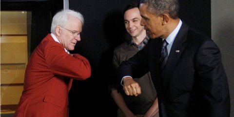 Ο Μπαράκ Ομπάμα δίνει το Μετάλλιο Τιμής στον πρώην πεζοναύτη Γουίλιαμ Καιλ Κάρπεντερ