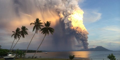 Εκρηξη ηφαιστείου στην Παπούα Νέα Γουινέα