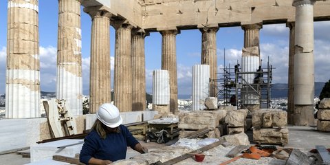Φωτίζει την οικουμένη 2.500 χρόνια, ώρα για ανακαίνιση στον Ναό του Παρθενώνα -Φωτογραφία: Nikos Libertas / SOOC