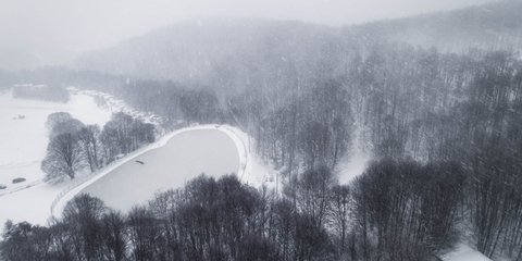 Απόλυτα χειμωνιάτικο σκηνικό