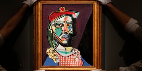 Σε δημοπρασία πίνακας του Πικάσο -Τι είναι όμως αυτό που κρύβει; -Φωτογραφία AP/Frank Augstein